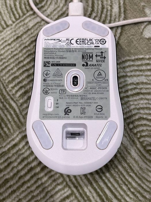 Мышка HyperX Pulsefire Haste 2 Wireless  белый