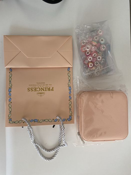 Комплект за изработка на гривни и колиета, мъниста,детски бижута,22893