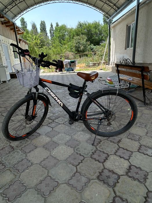 Велосипед чёрный б/у