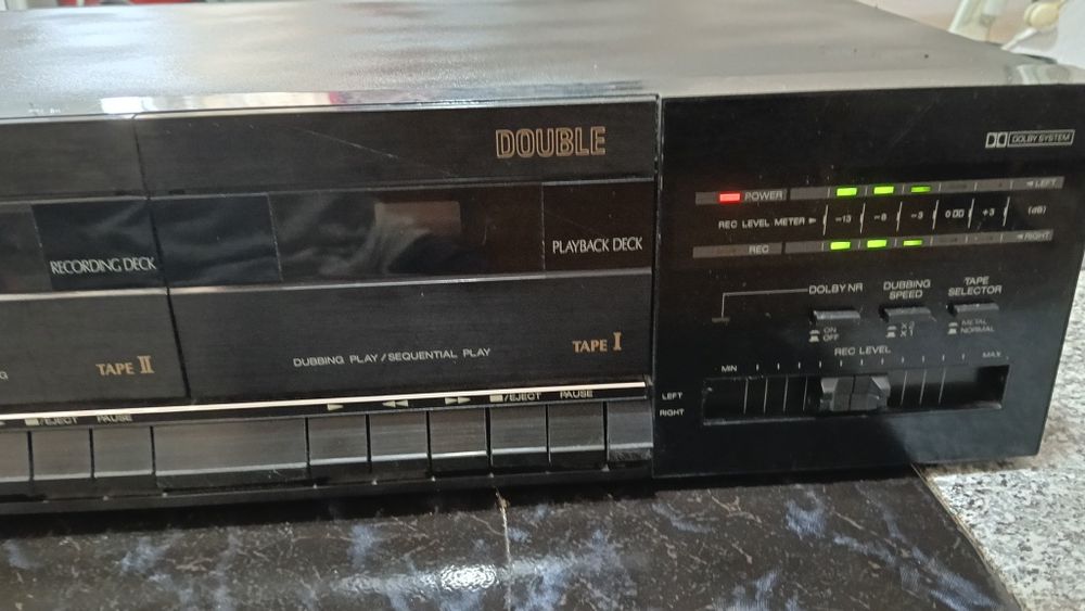 Dublu casetofon deck Akai hx -a305w