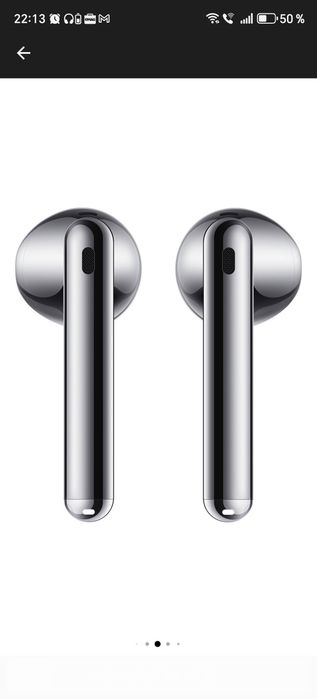 Casti In-Ear Huawei FreeBuds 4E, True Wireless, Hybrid ANC, Bluetooth, Silver Frost