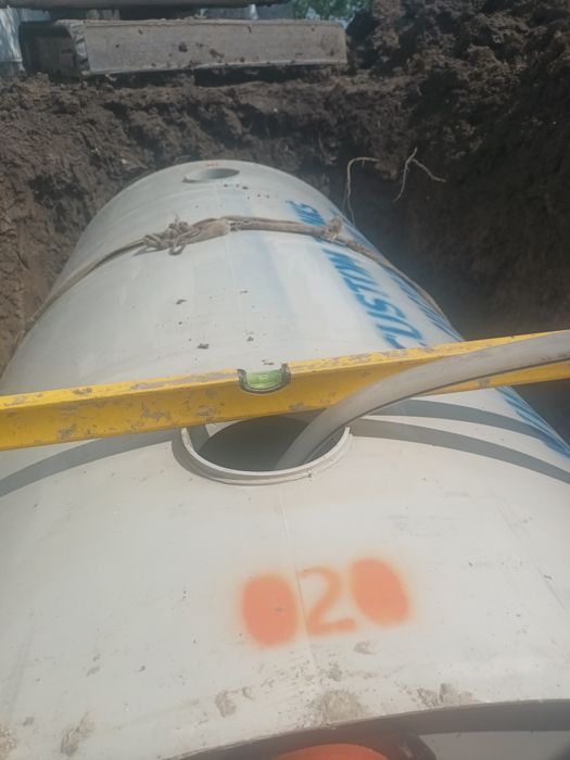 Montaj fose ecologice tricamerale din polipropilena