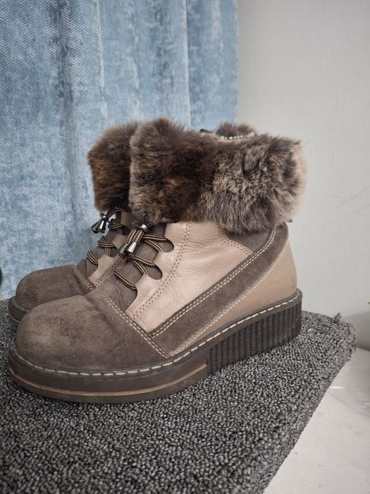 Ботинки зимние натуральные 35р