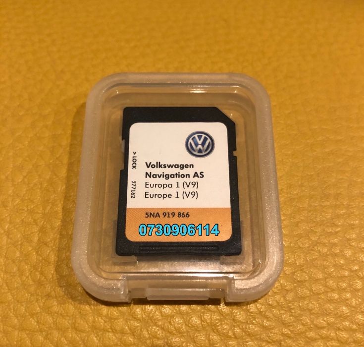 Card SD harta navigatie Golf 7, Passat B8, Tiguan 2 ROMANIA 2023