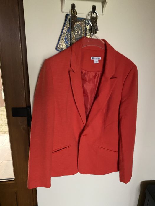 Sacou modern de culoare portocalie