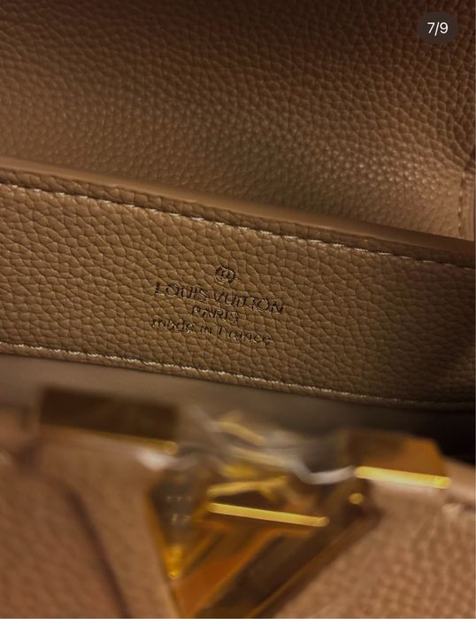 Geanta Louis Vuitton Capucines piele naturala