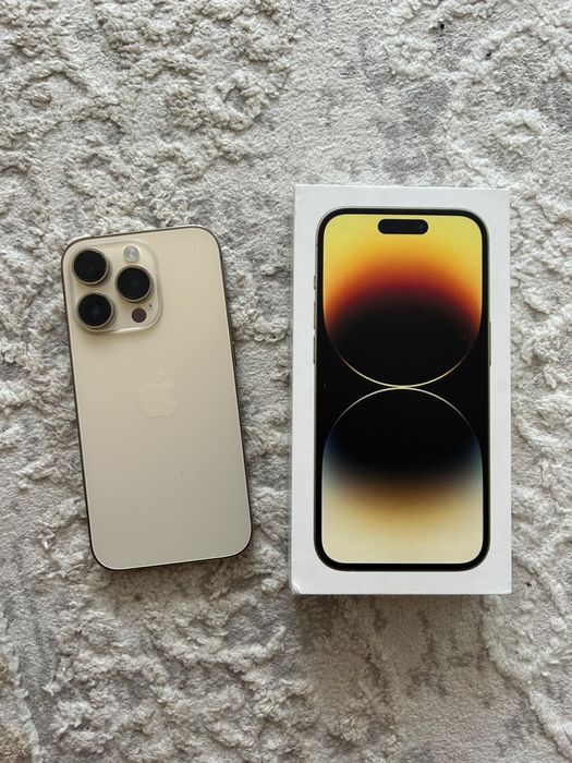 Iphone 14 pro , Gold ,128Gb