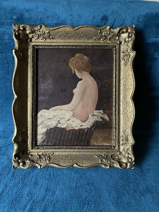 Tablou vechi ulei pe placaj