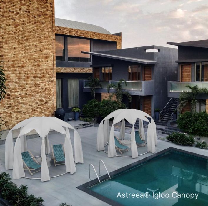 Иглу беседка за двор и градина