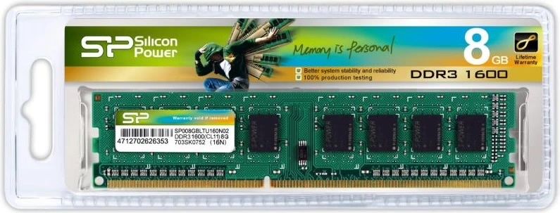 SP RAM DDR3 8GB 1600