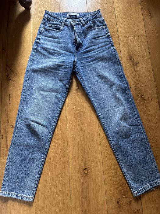 Дънки висока талия Zara