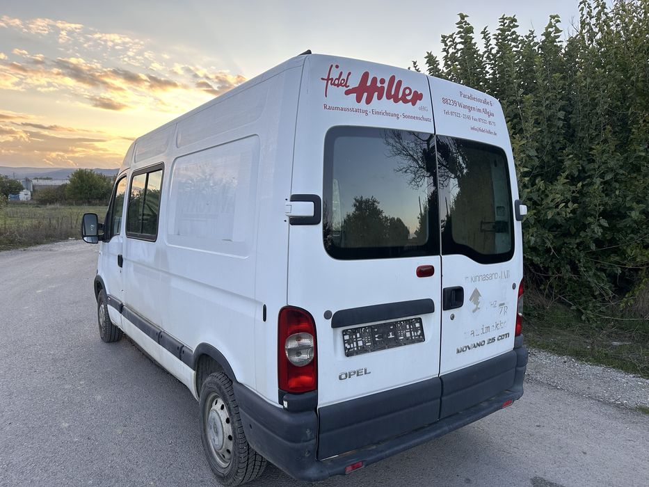 Опел мовано 2.5 tdci на части