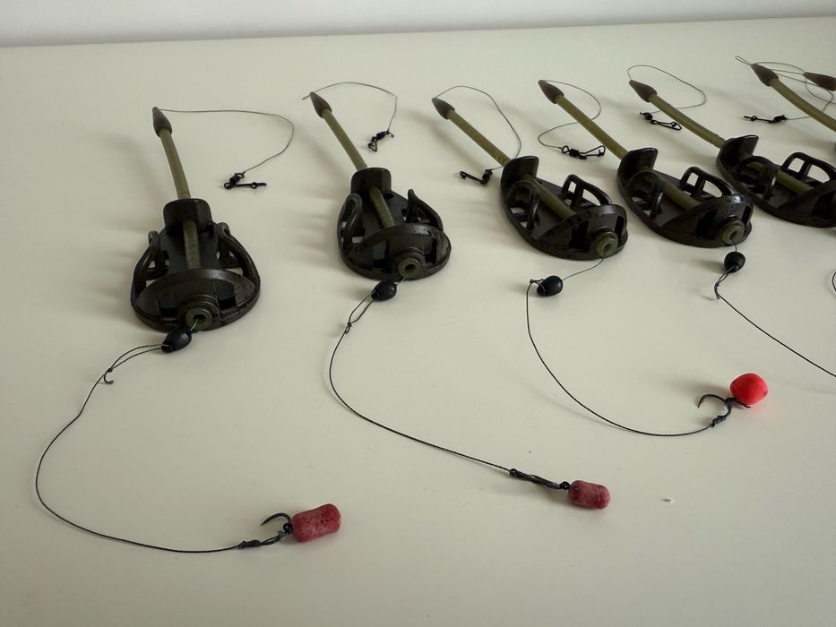 Set 10 Montura Method Feeder Long Distance 40 gr ac 10 sau 12