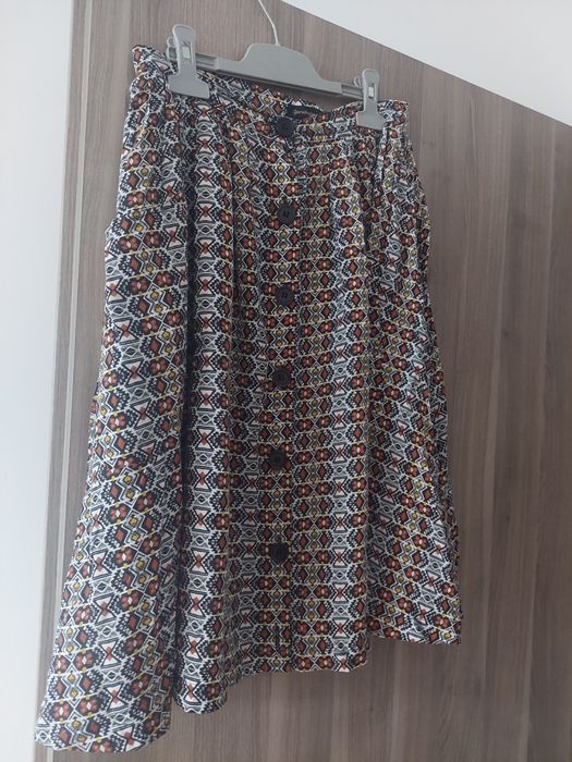 Fusta plisata Stardivarius cu buzunare