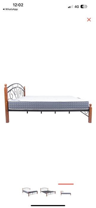 Продам кровать с матрасом