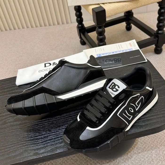 D&G DG Logo Sneaker "Black/White"