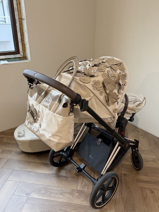 Cybex Simply Flowers Priam 4 rose gold