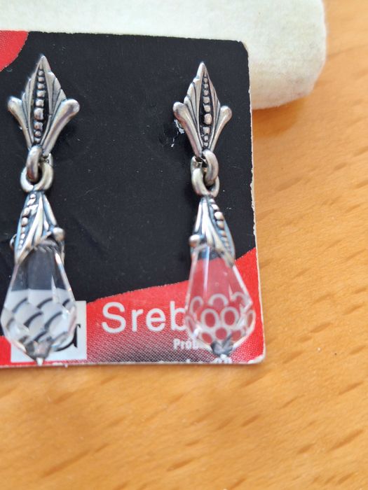 Сребърни обеци  сребро 925