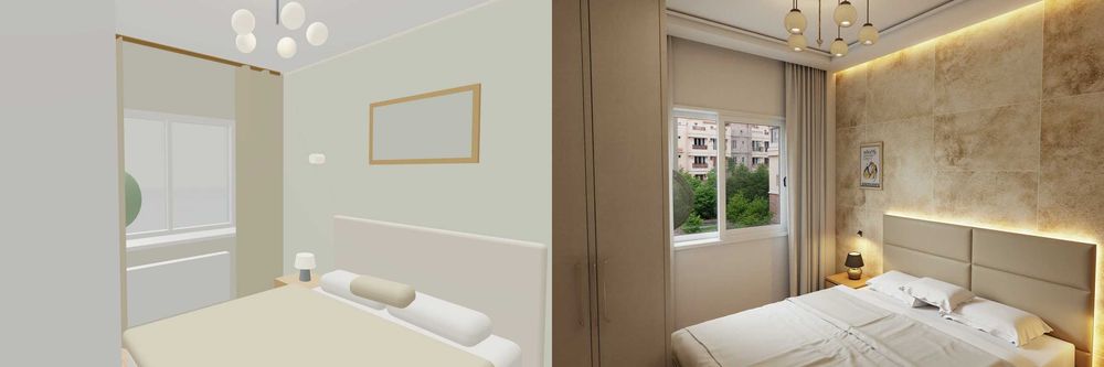 3D-тур квартиры по фото плана — до ремонта и для продажи