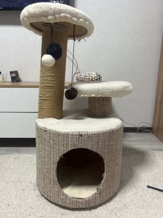 Кошачий домик-когтеточка