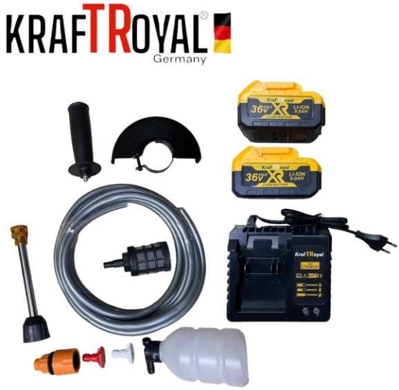 Универсален Инструмент 5 Сменяеми Глави KRAFTROYAL 36V 2х Батерии 5в1