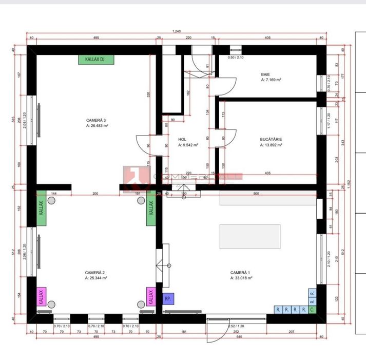 Spatiu Birouri I 125Mp I Centrul Civic I Parcari Disponibile
