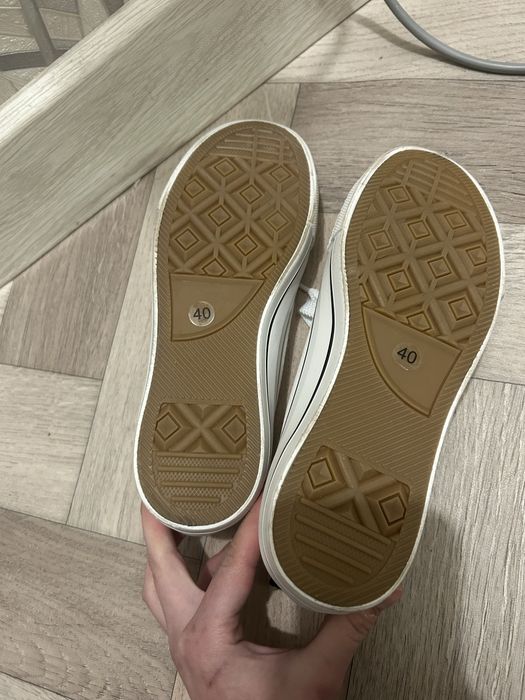 Кеды котофей белые новые