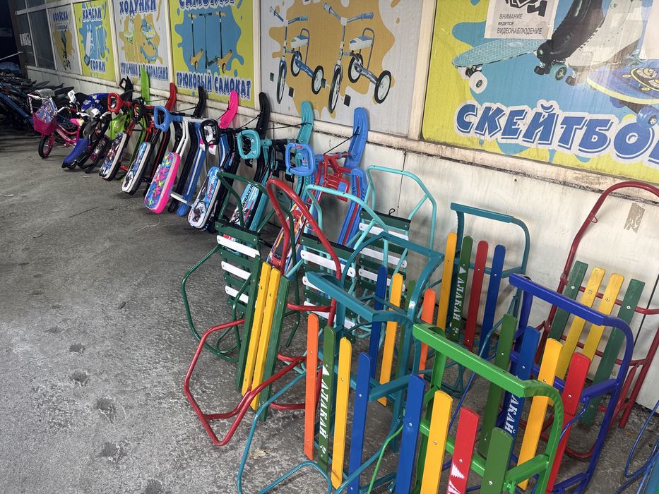 Новые санки разные виды