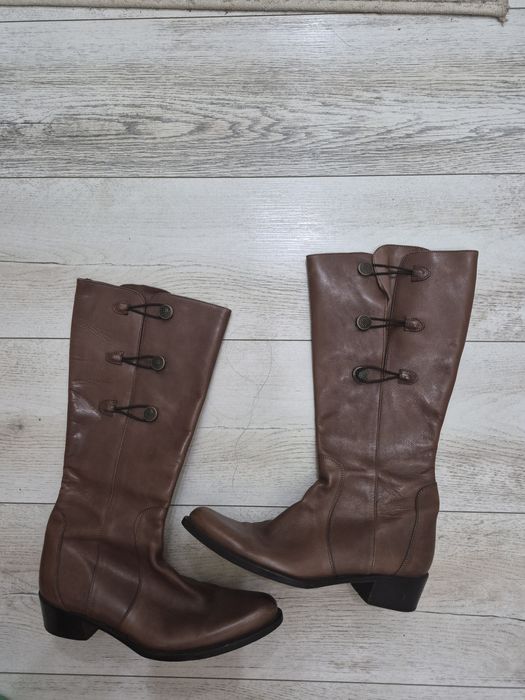 Cizma piele maro,produs in Italia