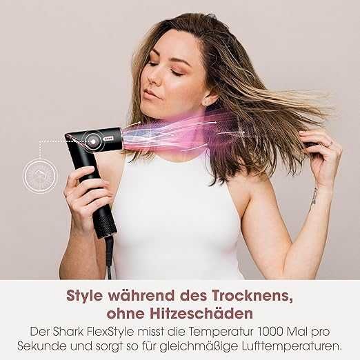 Маша Shark FlexStyle 5-в-1 Air Styler и сешоар HD446EU Мултистайлър