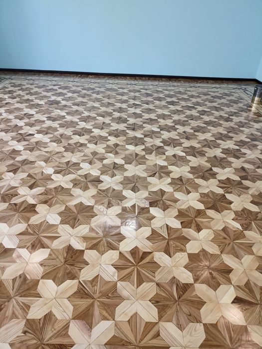 Шлифовка пол паркет