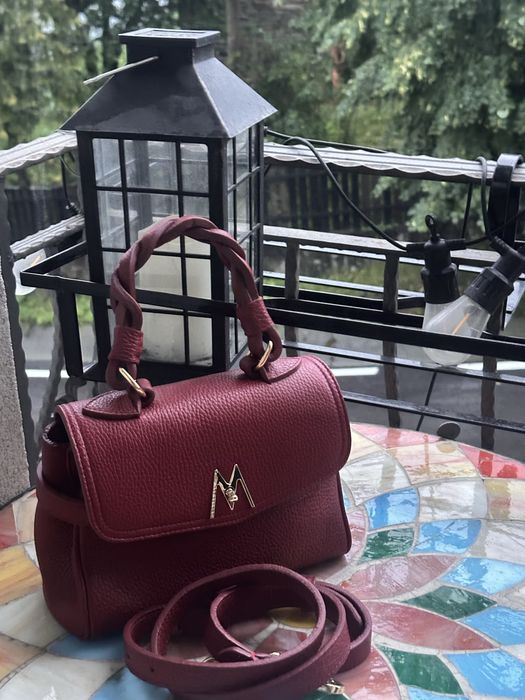 Geantă Brit Mini Laura Maxim – Visinie