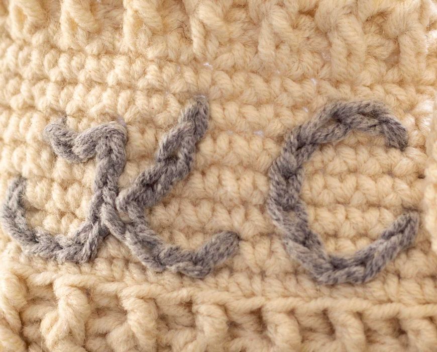 Плетени бебешки терлички на една кука