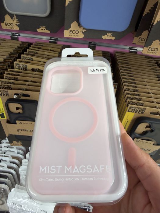 iPhone 13/14,iPhone 15/ 15 Pro,iPhone 14 Pro матиран MAGSAFE кейс