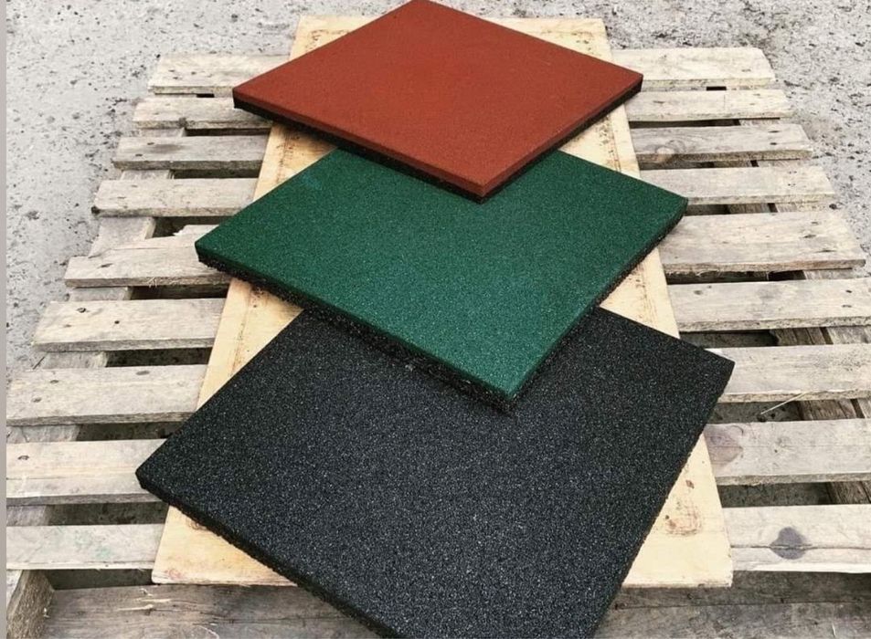 Резиновая плитка брусчатка для спортивные площадки бассейни