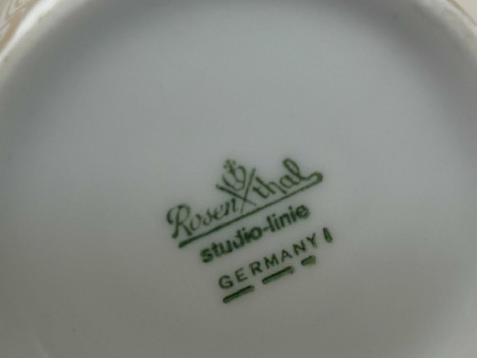 superba Vază Rosenthal Studio-Line – Bjørn Wiinblad – placată cu aur 24K – anii '70 – rară