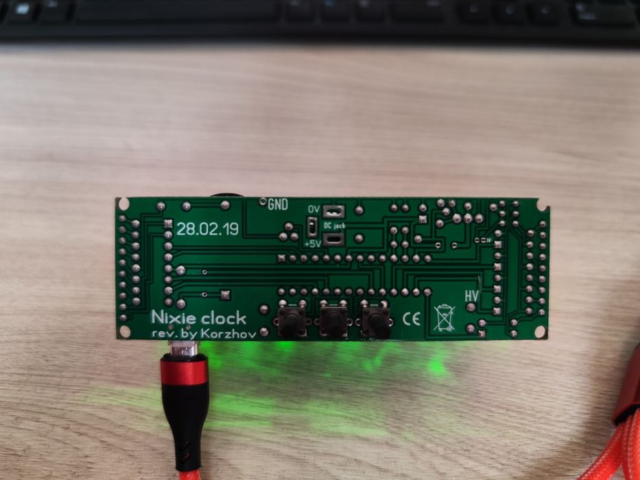 Часы на газоразрядных индикаторах ин12 Nixie clock СССР Ламповые ретро ...
