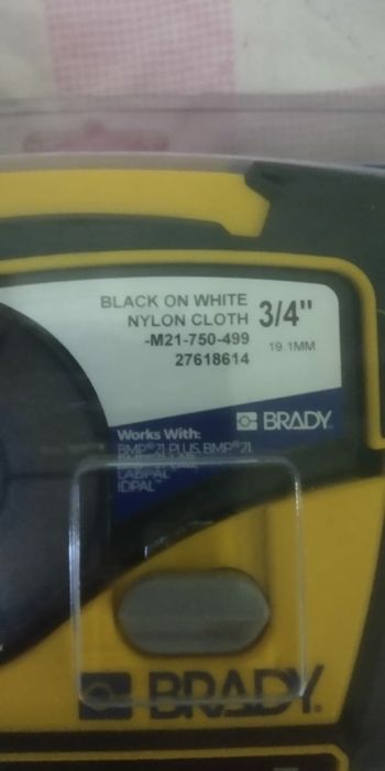Картридж Vell M21 винил,черный на желтом brady dymo vell lenta принтер