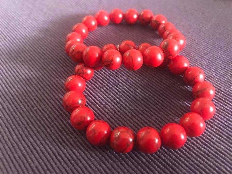 Гривни от естествени камъни - розов кварц, аквамарин, аметист, корал