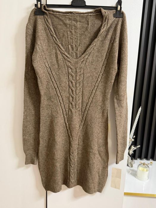 Bluza rochie crem