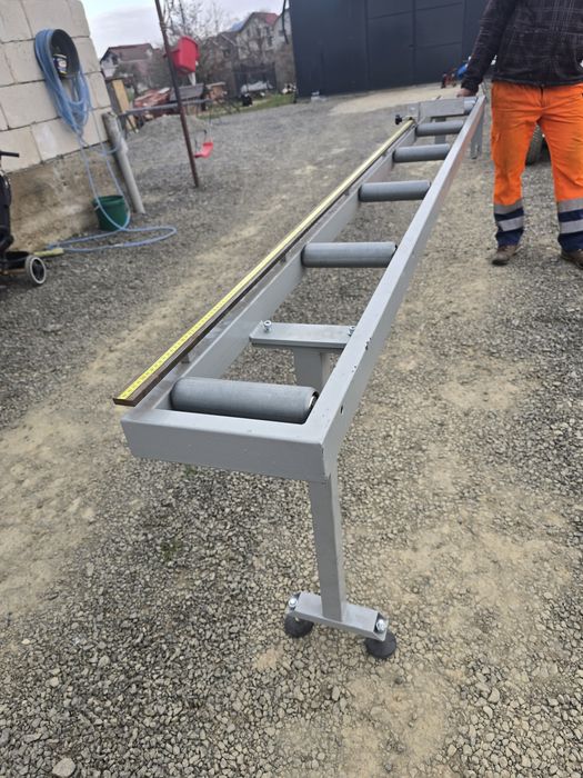 Conveior cu role transportatoare si măsurare  pentru debitare