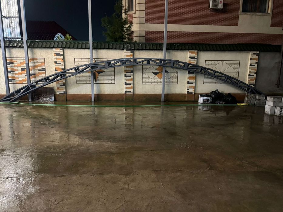 Прочные стальные арки для фермы