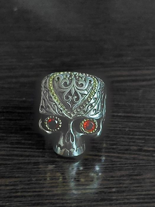 Кольцо Skull Blood