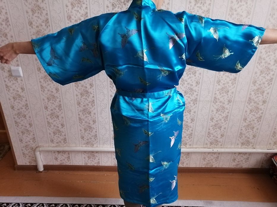 Халат шёлковый женский китайский кимано