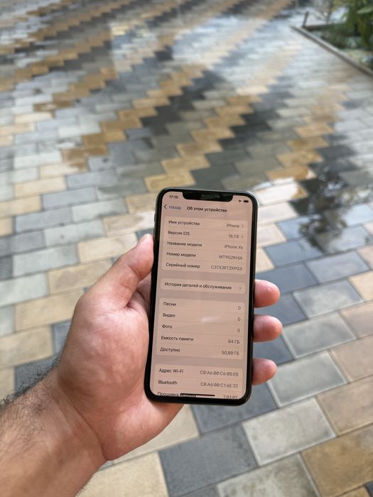Iphone xs ayfon xs 64gb GOLD tel ideal sotiladi aybi yo face ishlidi