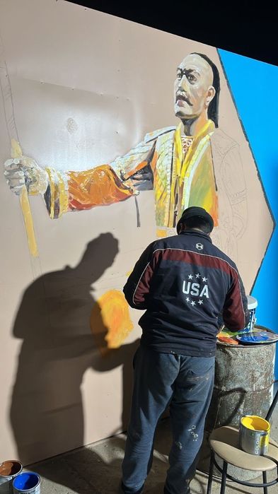 Художники. Роспись стен. Рисунки на стене. Мурал.