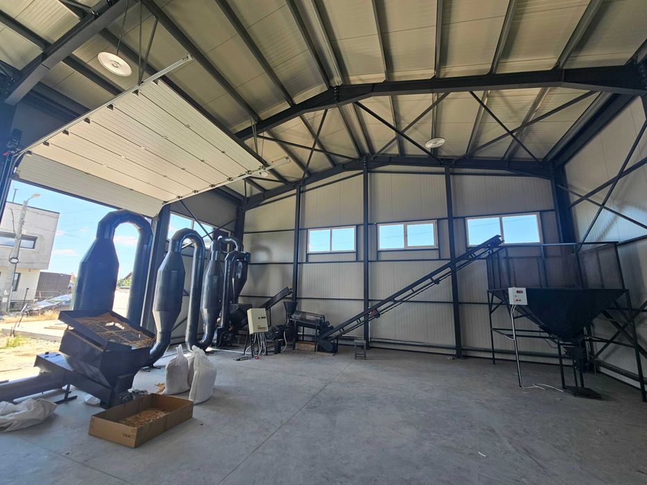 Linie productie peleti rumegus / granule / furaje / peleti din carton