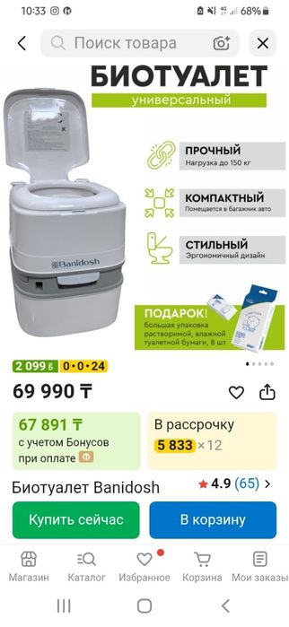 БиоТуалет . Туалет