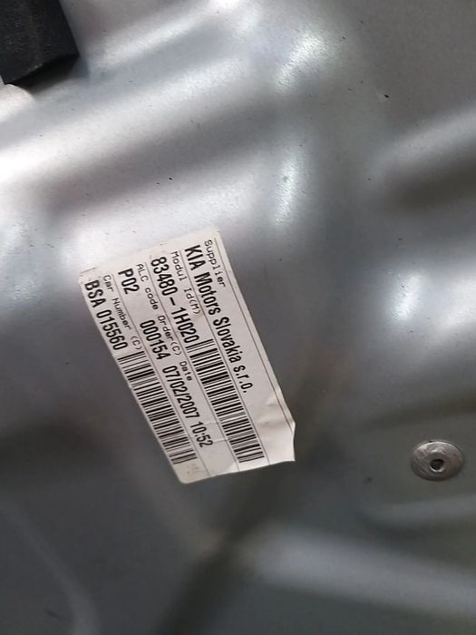 Macara geam electric dreapta spate kia ceed 1 834801h020