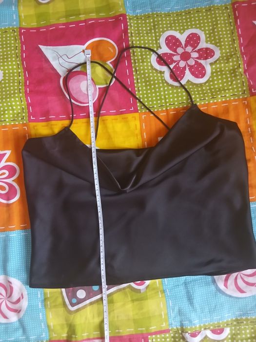 Блуза Zara и сатенен том Monki